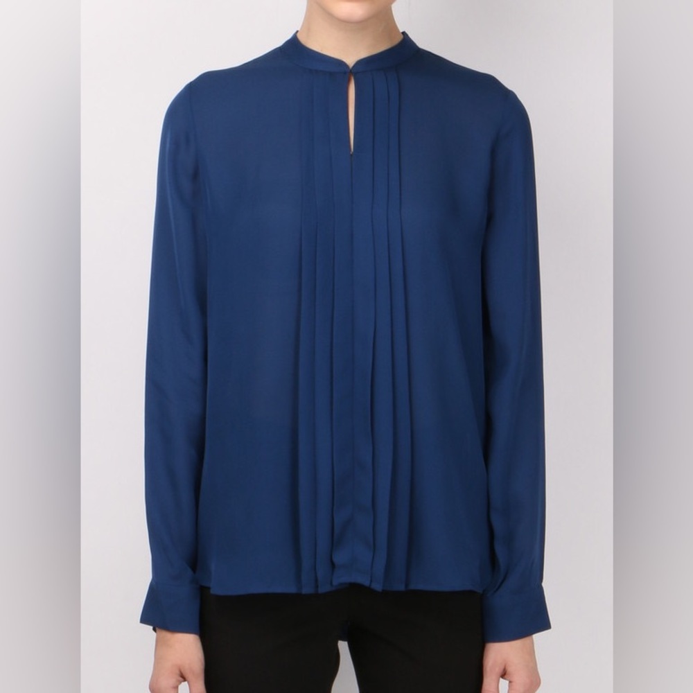 L’agence Lauren Pleated Blouse